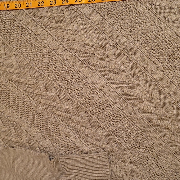 Tan cable knit seater dress - Picture 5 of 5